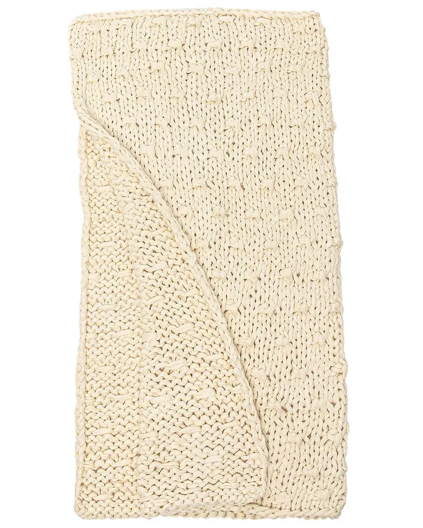 Headly Throw - Ivory, Cotton