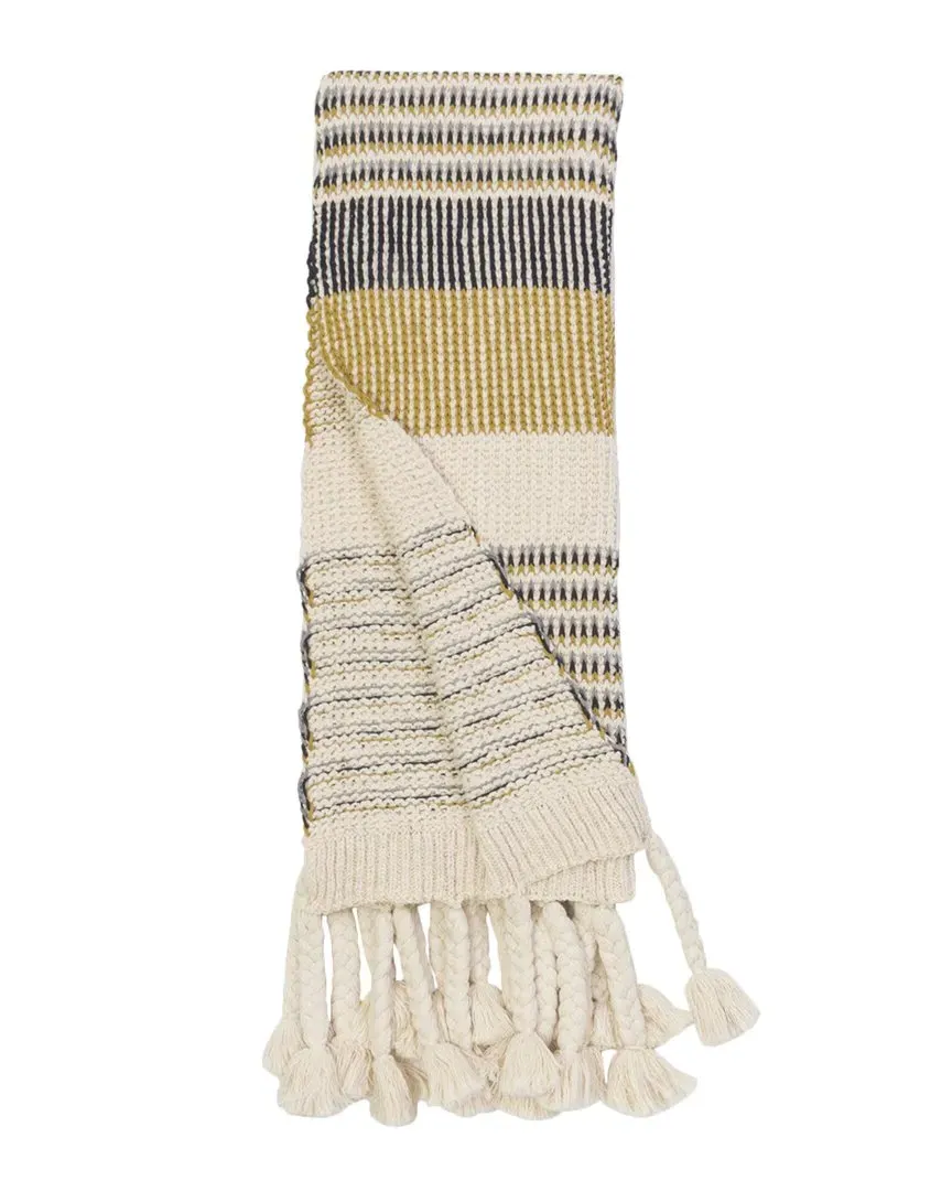 Irma Throw - Ivory Mustard, Cotton image