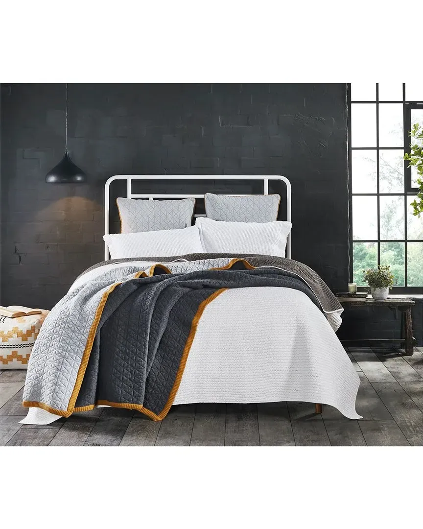 Kirk Knitted Quilt - Grey