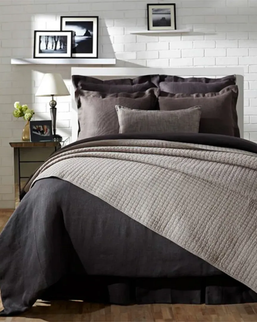 Liam Duvet Cover - Charcoal, Linen image
