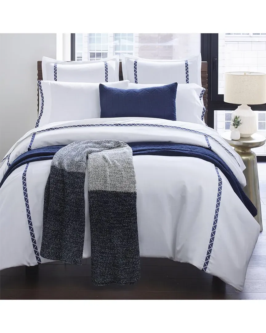 Marshall Quilt Set - Blue, Cotton image