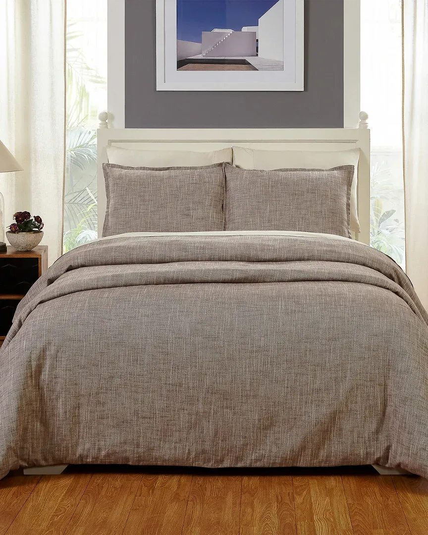 Mason Twin Duvet Cover Set - Blue, Cotton image