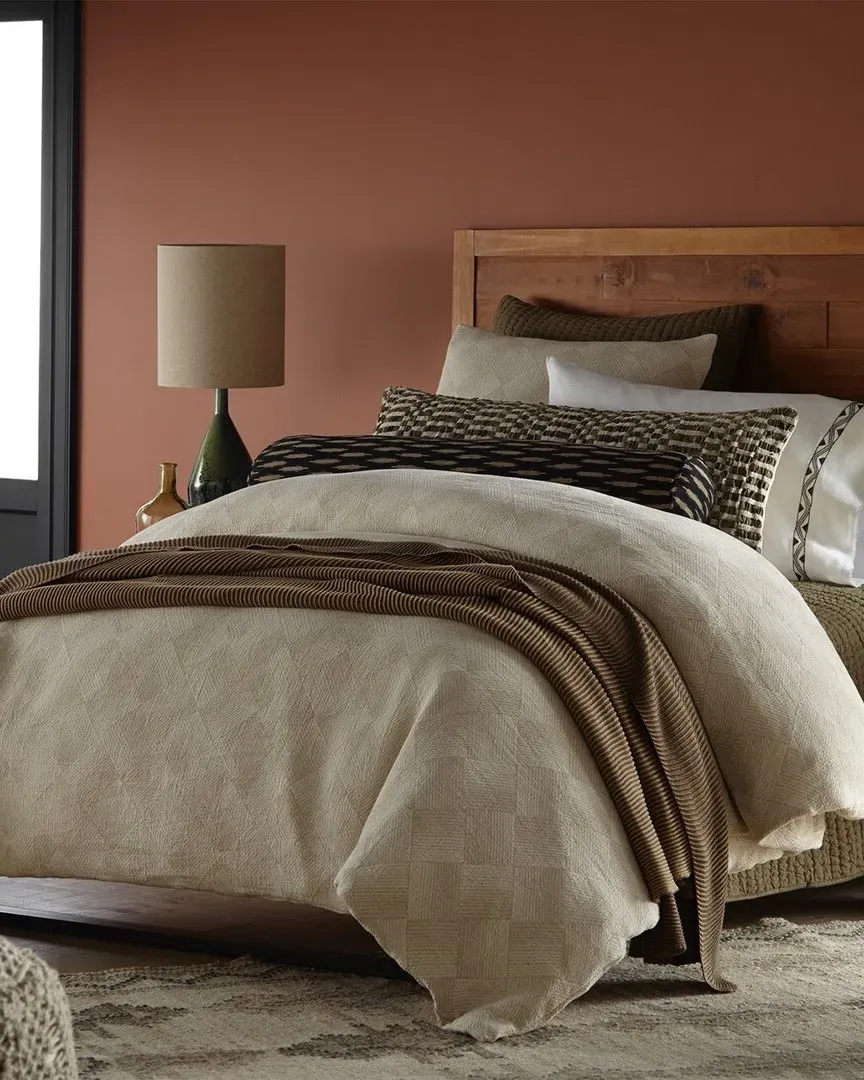 Miko Duvet Cover - White, Cotton image