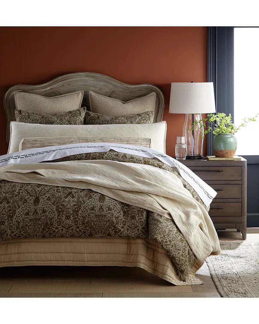 Ramira Duvet Cover - Green, Cotton image