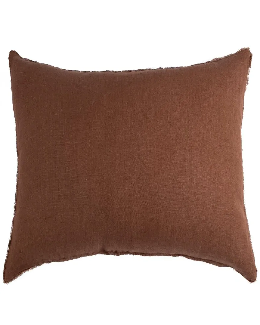 Ranier Linen Sham - Saddle