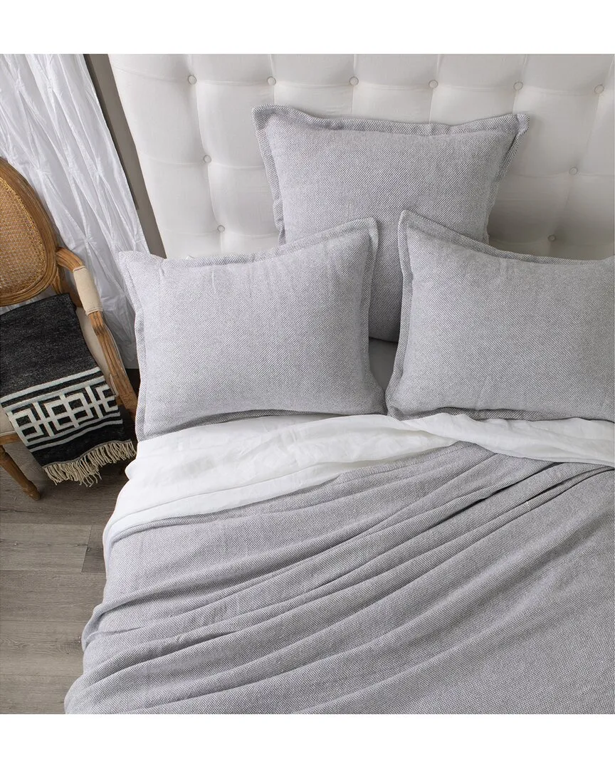 Silas Pillow Sham - Grey, Cotton