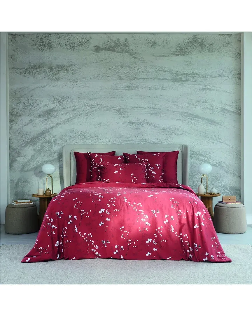 300 Thread Count Minimaliste Reversible Duvet Cover - Terracotta