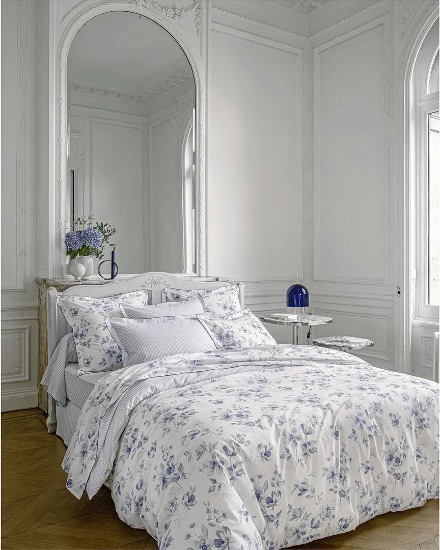 Passe Present Duvet Cover - Blue, Organic Cotton