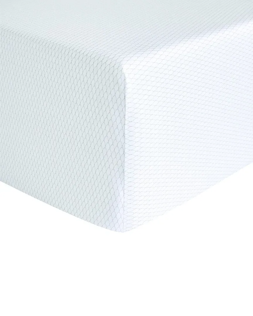 Perle Lune Cotton Percale Fitted Sheet