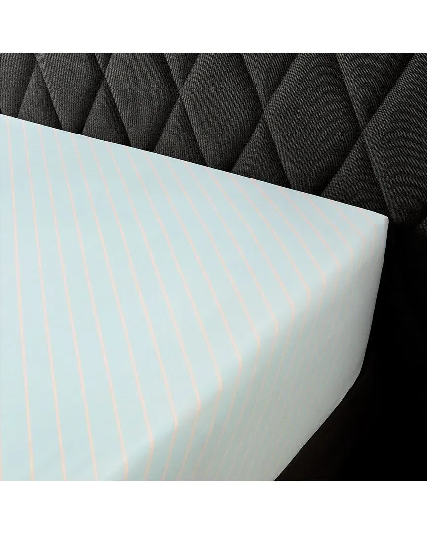 Postcard 200 Thread Count Fitted Sheet - Multi, Organic Cotton