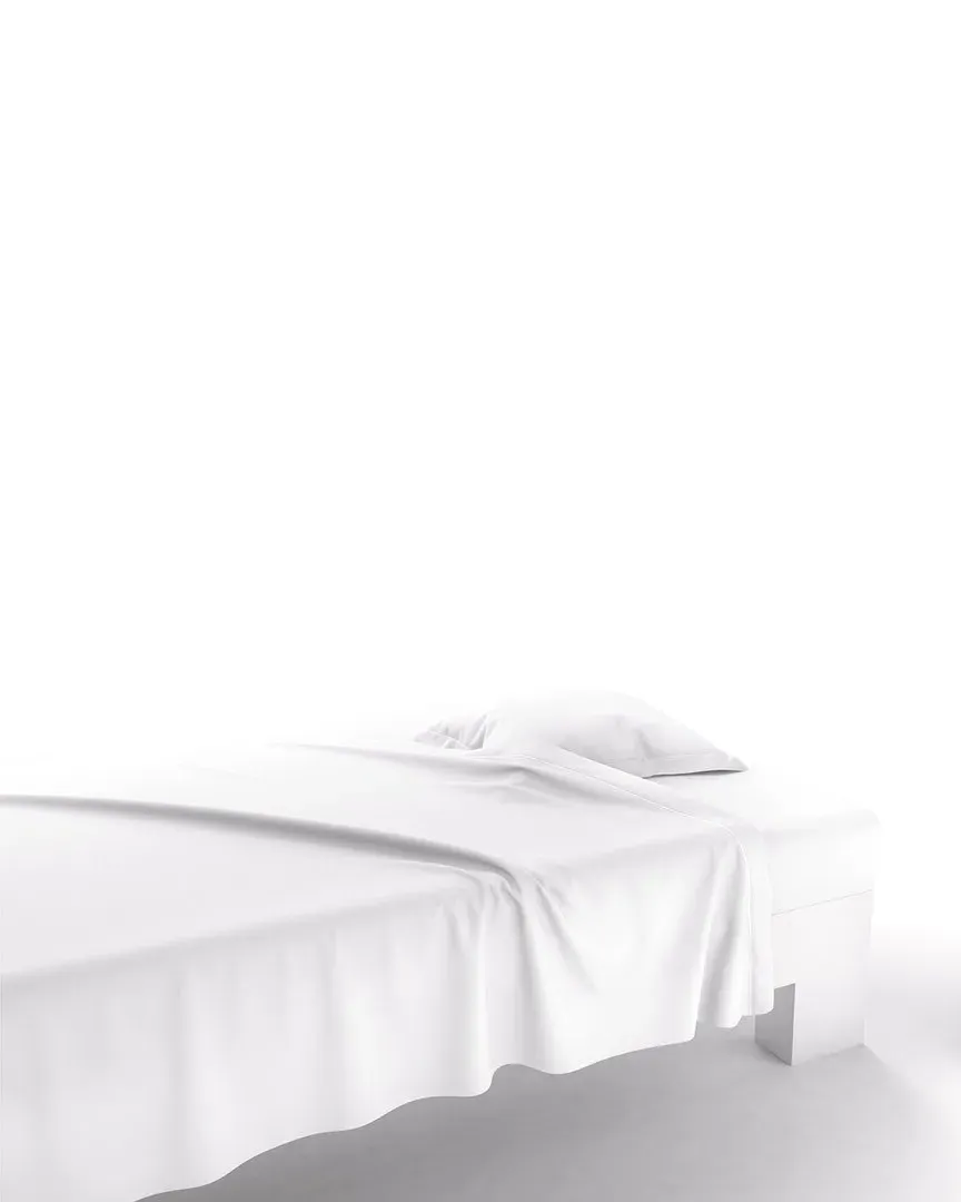 Vexin Flat Sheet - White, Cotton