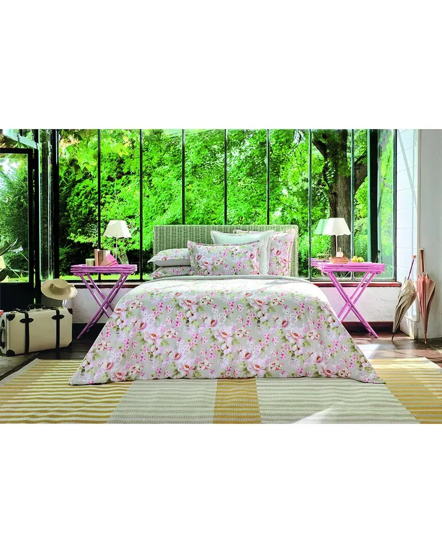 Voyageuse 300 Thread Count Duvet Cover - Rose, Cotton