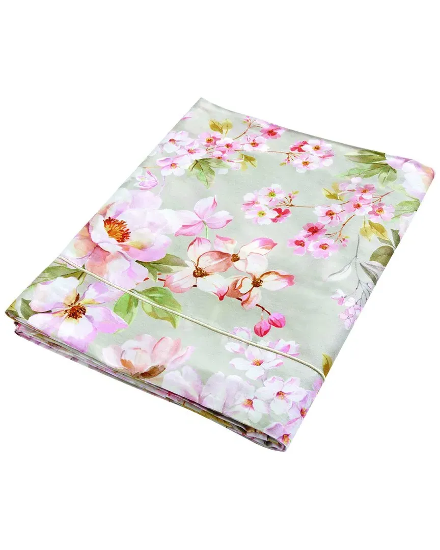 Voyageuse 300 Thread Count Flat Sheet - Rose, Cotton