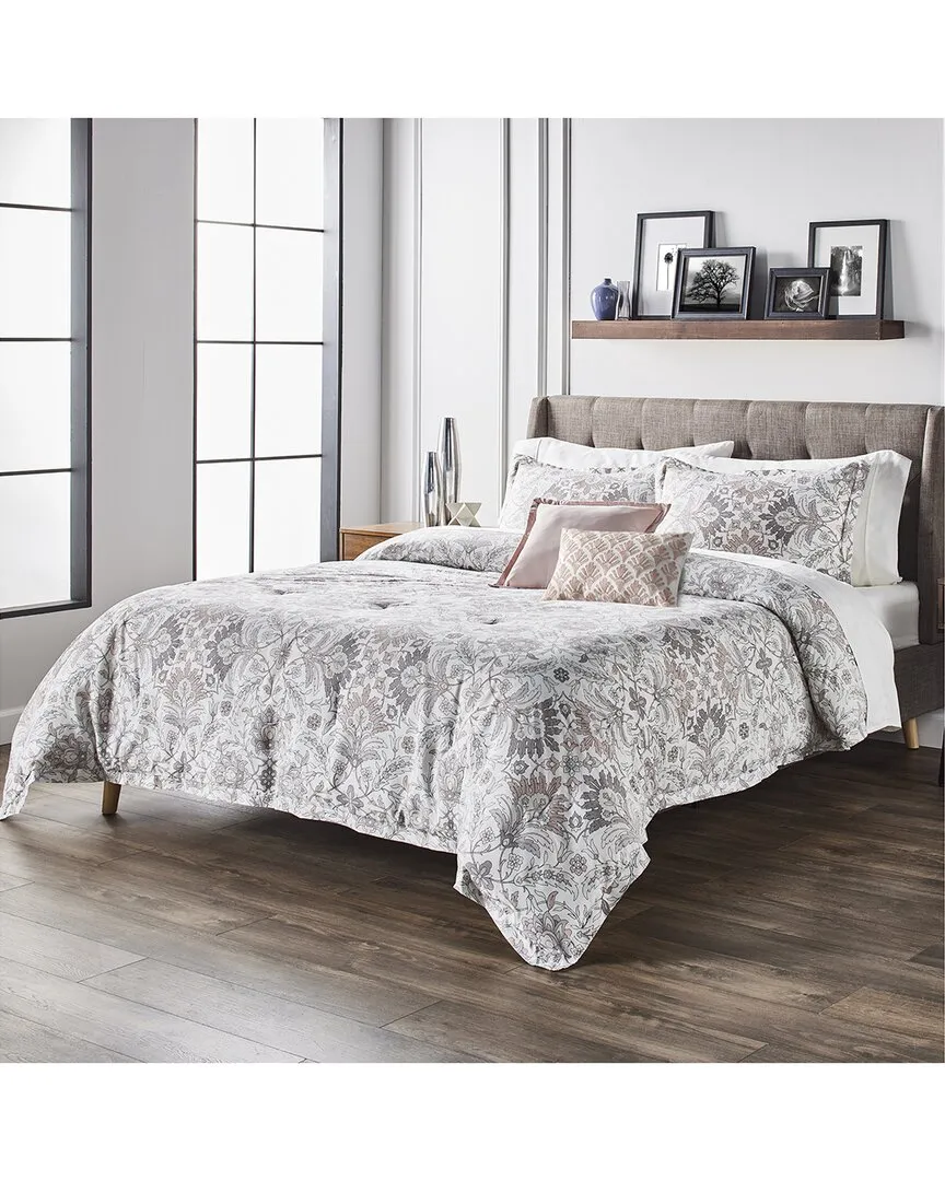 Callista Comforter Set with Decorative Pillows - Blush image