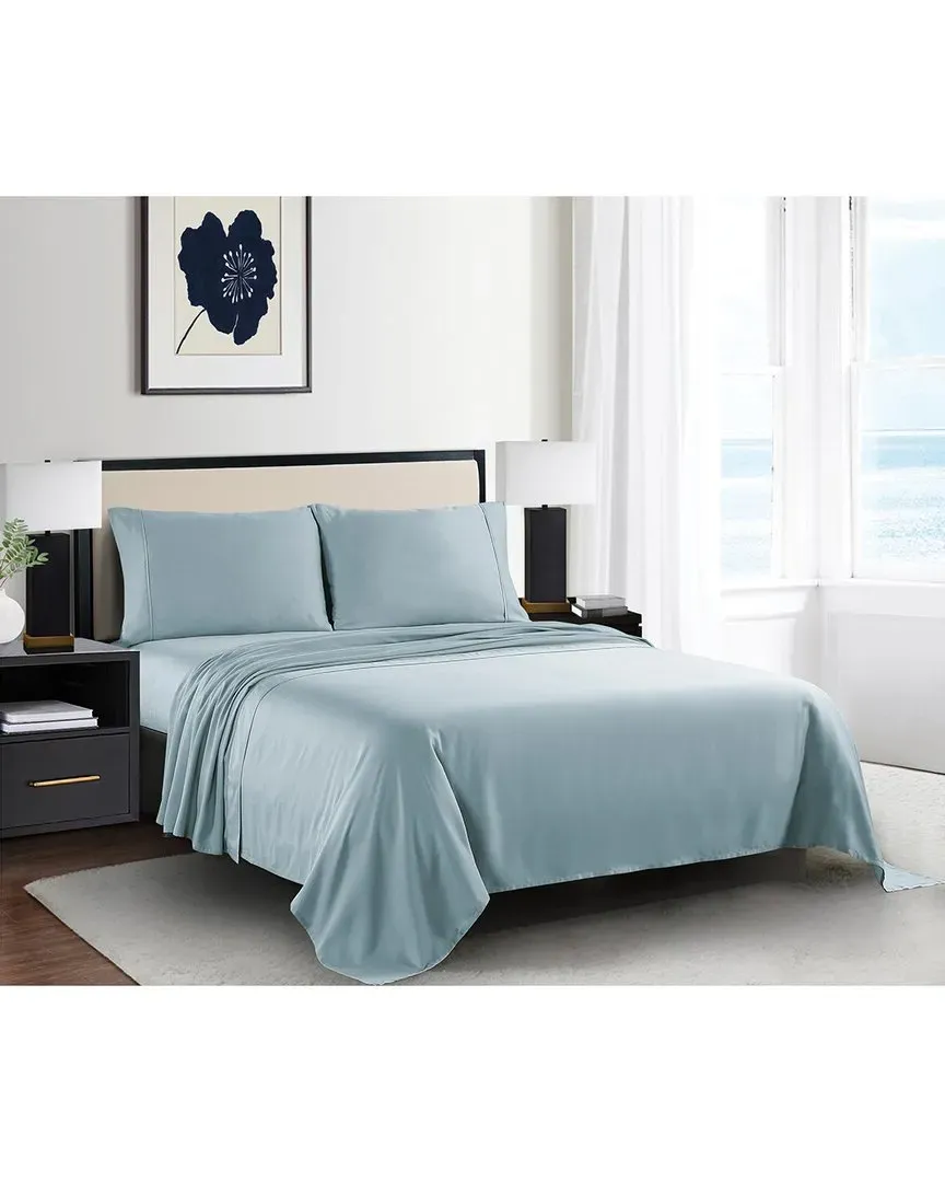 Reverie 300 Thread Count Sheet Set - Blue Gray, Cotton