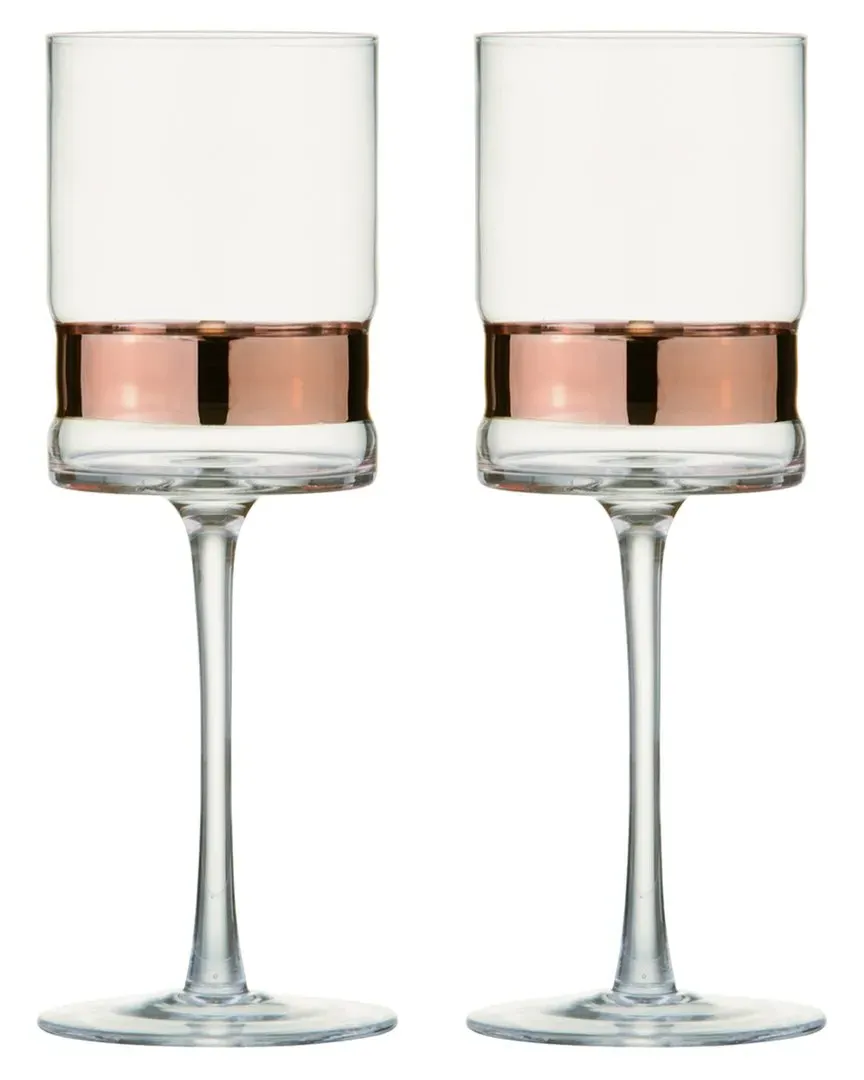 Soho Wine Glasses Set of 2 - Bronze image