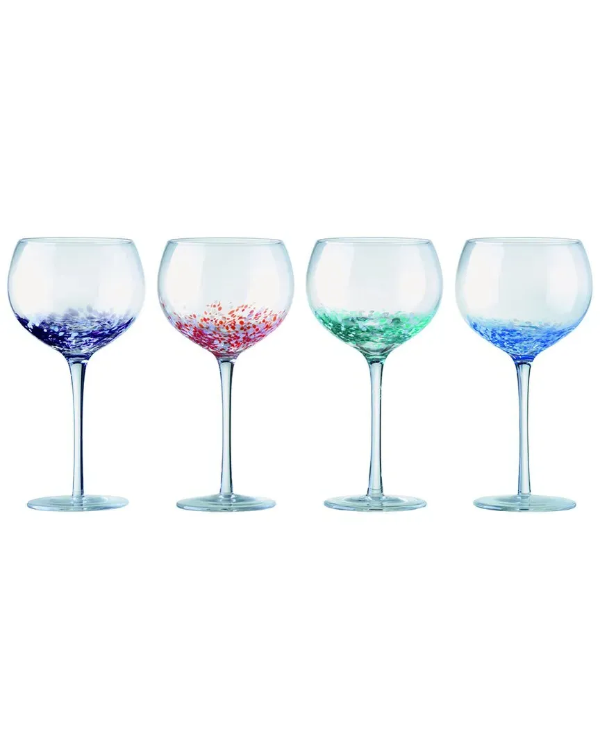 Speckle Set of 4 Gin Glasses - Multi, Glass