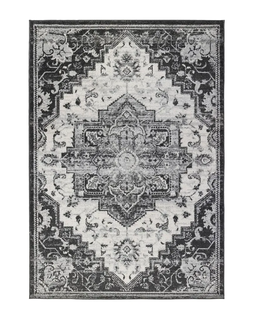 Amer Alexandria Yana Medallion Rug - Ivory, Polypropylene