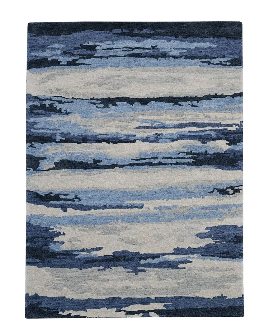 Amer Rugs Abegail Hand-Tufted Rug - Blue, Wool-Blend