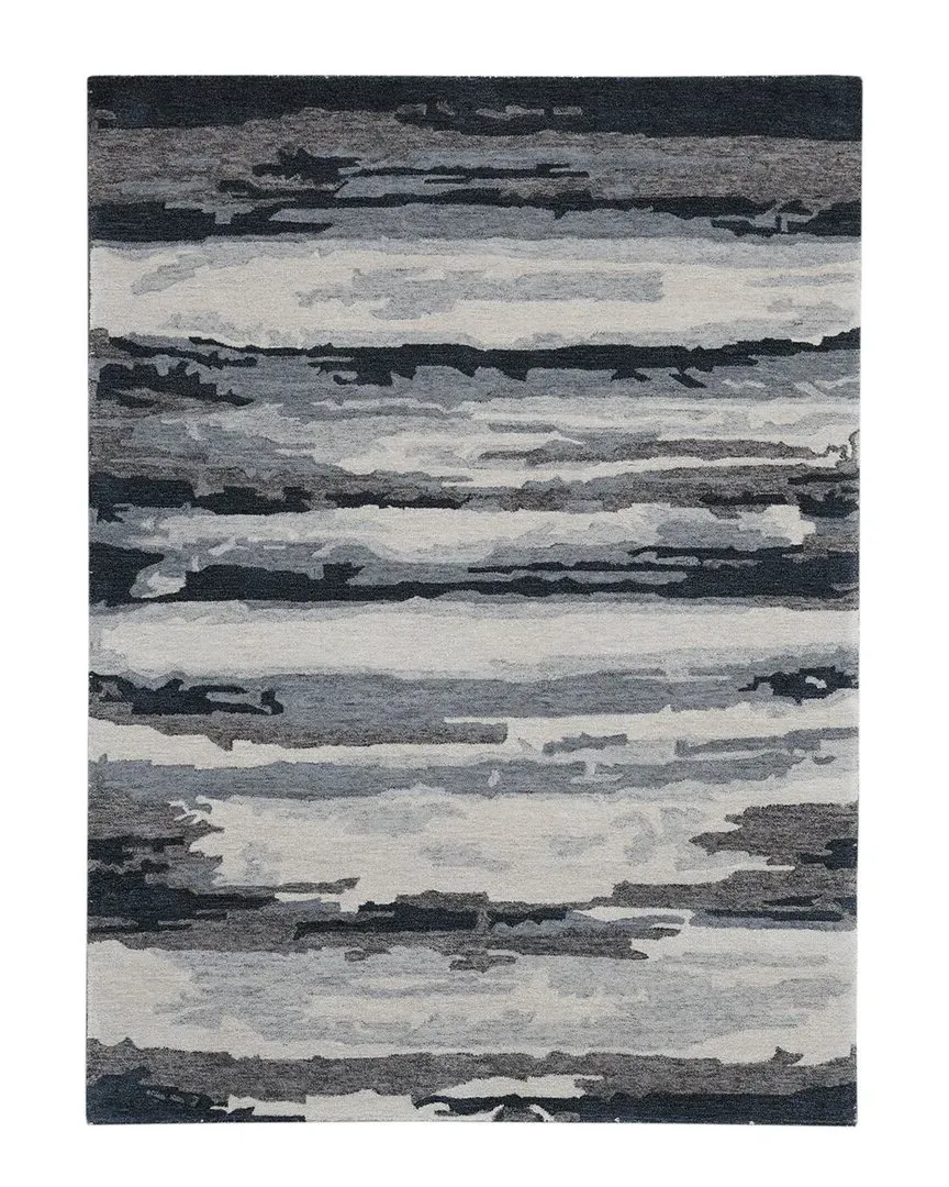 Amer Rugs Abegail Hand-Tufted Rug - Dark Gray, Wool-Blend