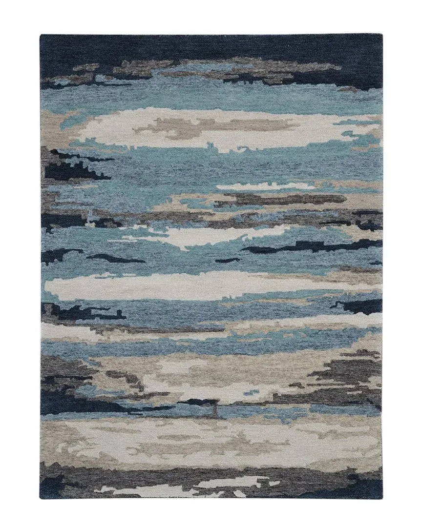 Amer Rugs Abegail Hand-Tufted Rug - Navy, Wool-Blend