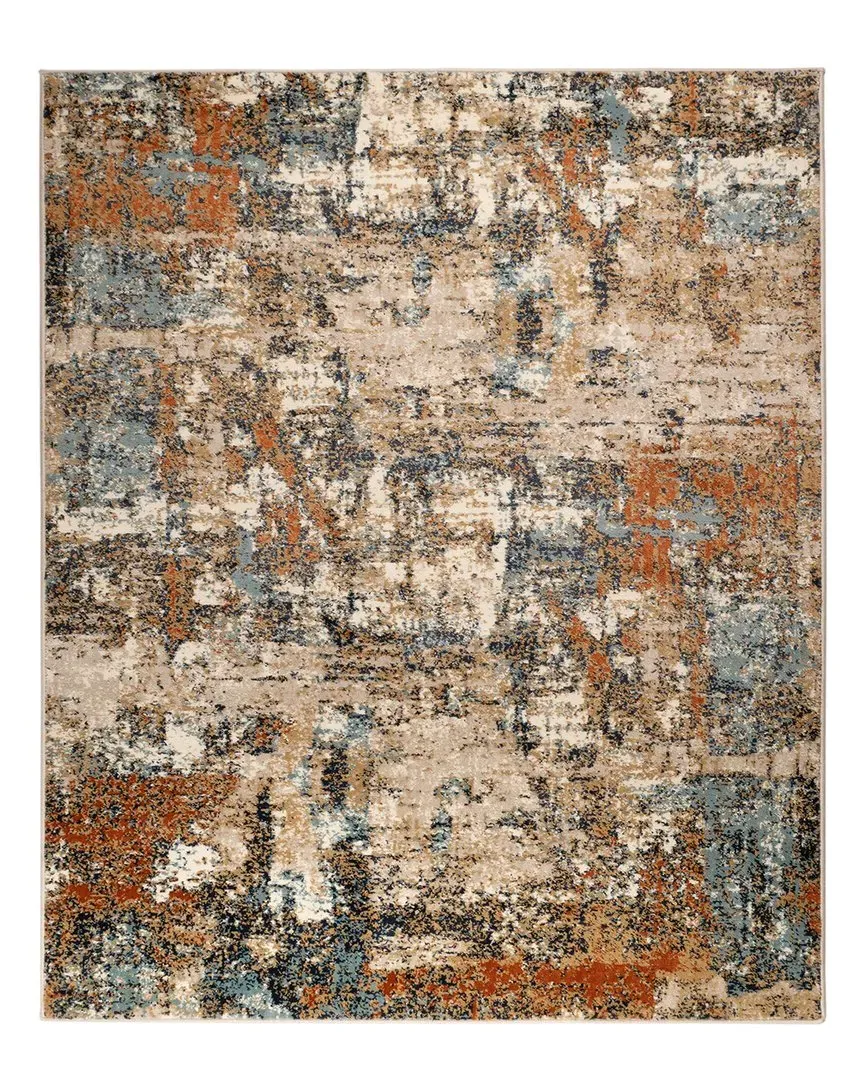 Amer Rugs Allure Clovis Area Rug - Orange, Polypropylene