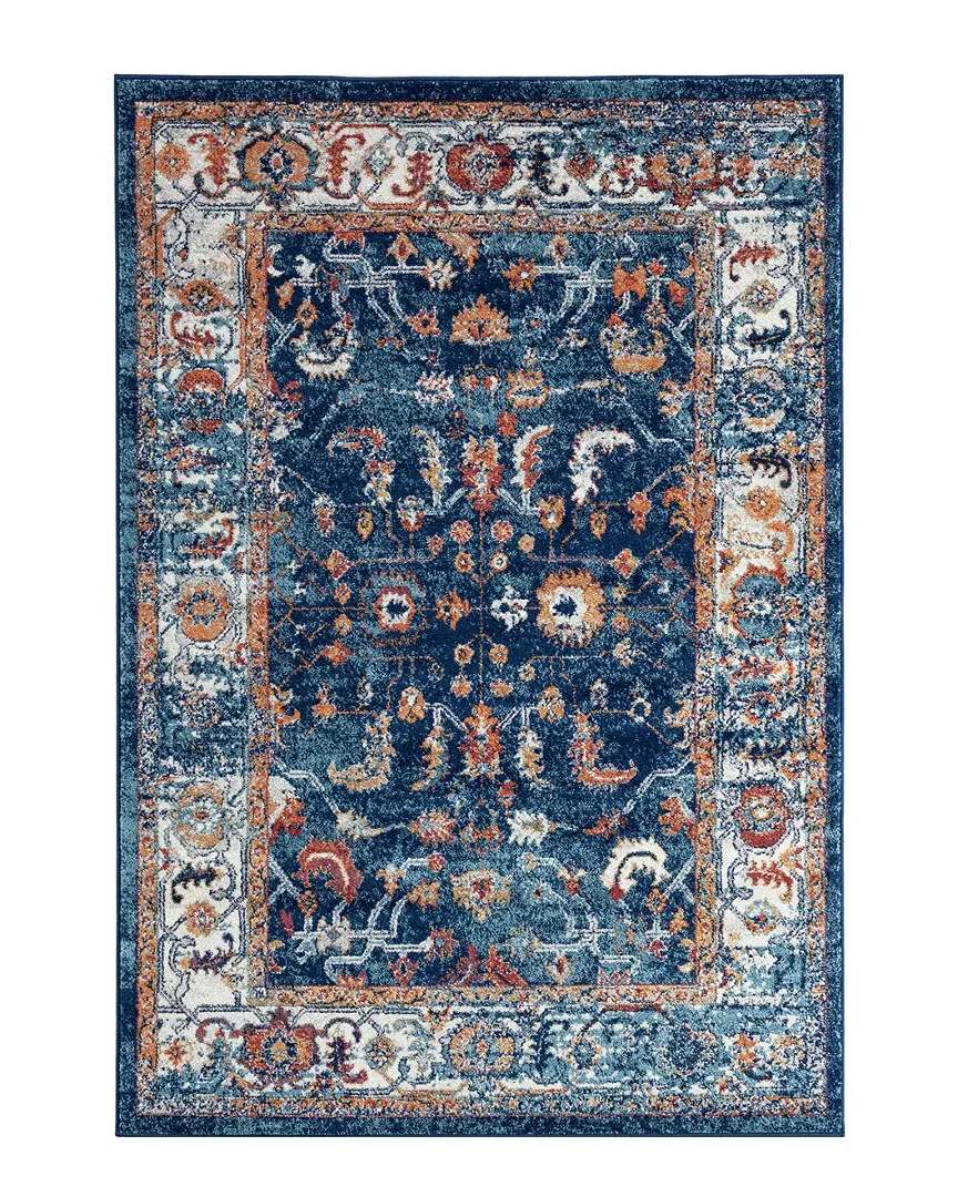 Amer Rugs Camille Power-Loomed Rug - Navy, Synthetic