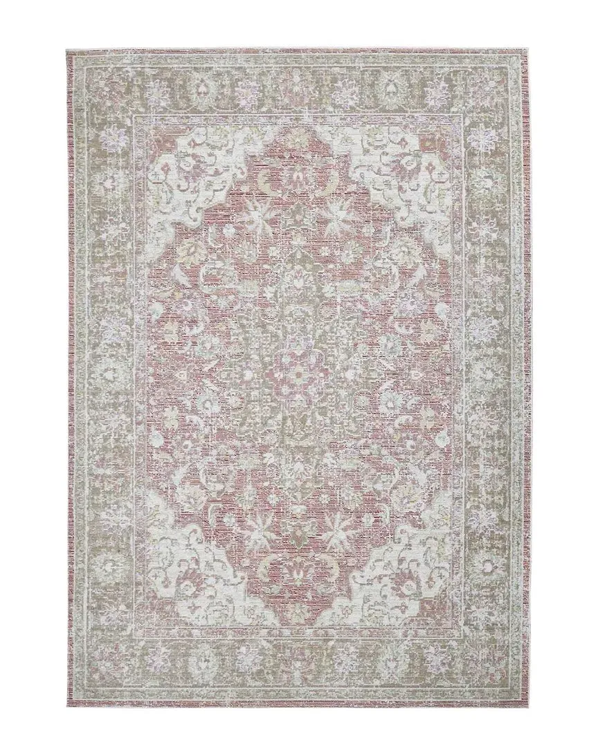 Amer Rugs Century Blythe Medallion Runner - Coral, Polyester