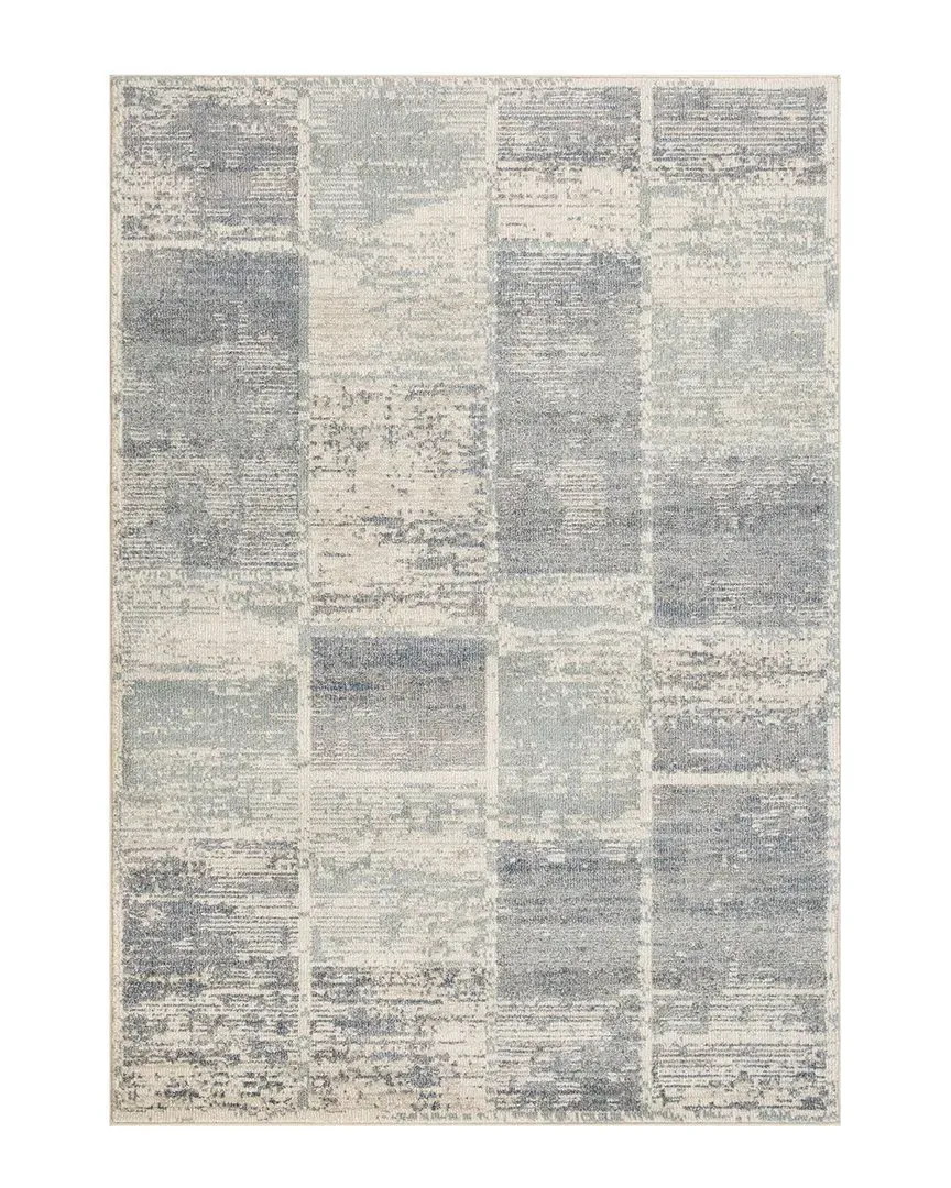 Amer Rugs Jordan Aly Geometric Area Rug - Light Blue