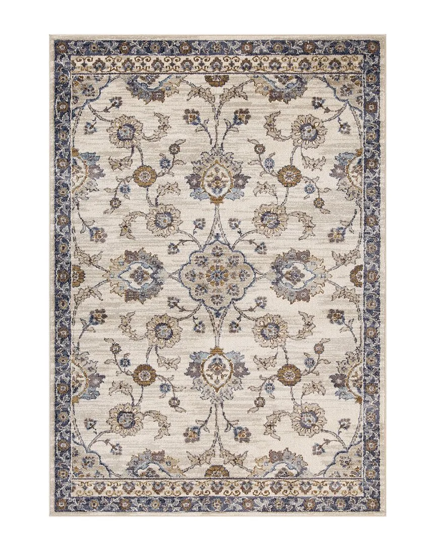 Amer Rugs Jordan Bea Floral Area Rug - Ivory