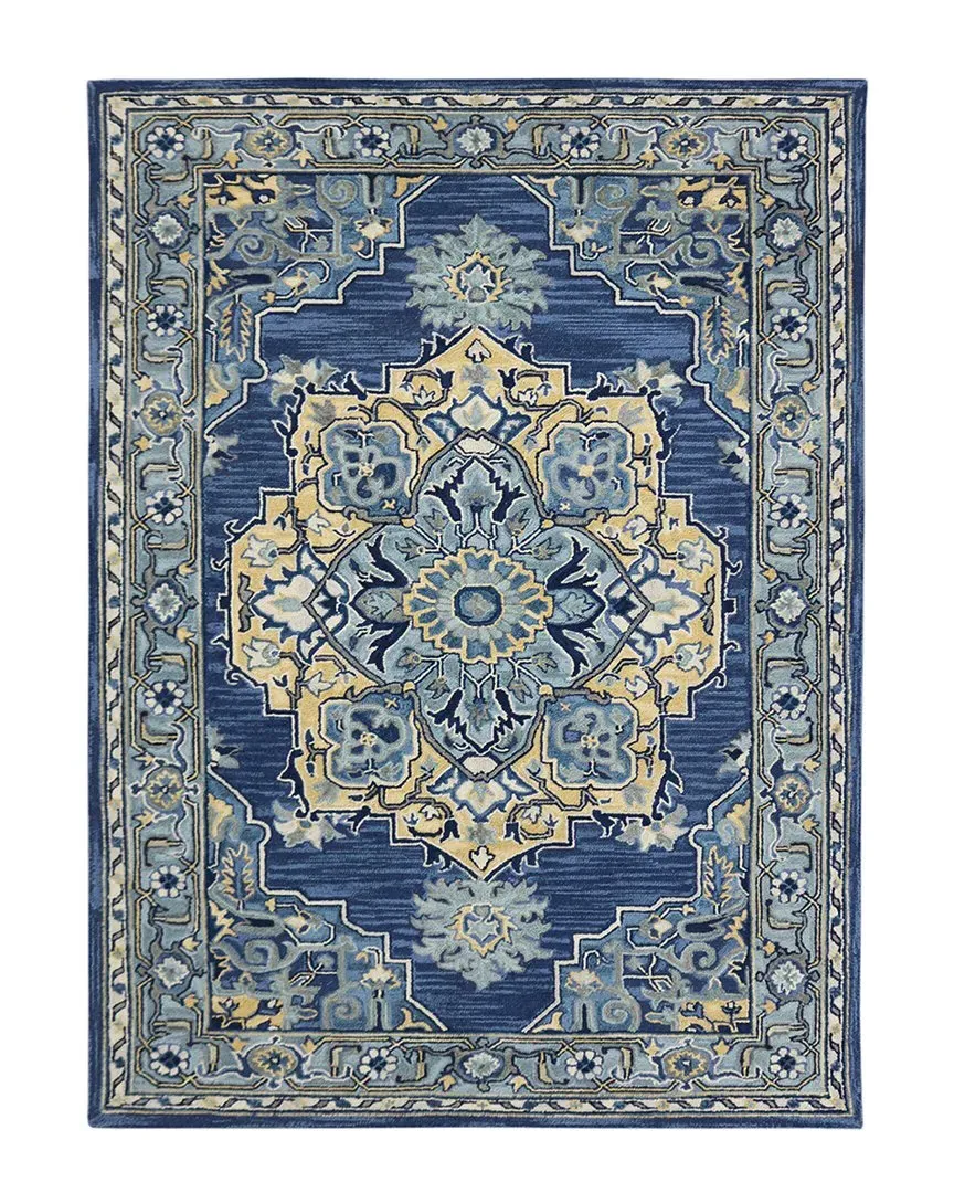 Amer Rugs Leila Bonita Traditional Rug - Blue, Wool image