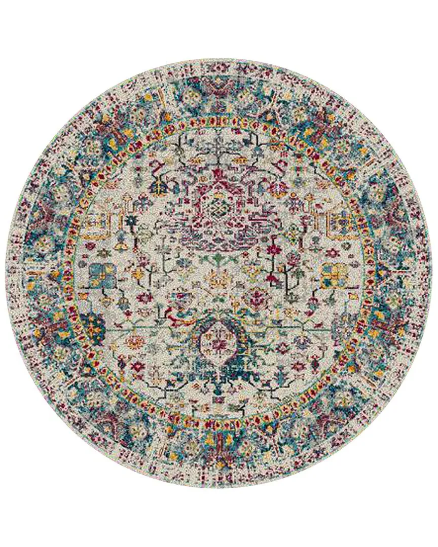 Amer Rugs Montana Carrey Bordered Runner Rug - Gray