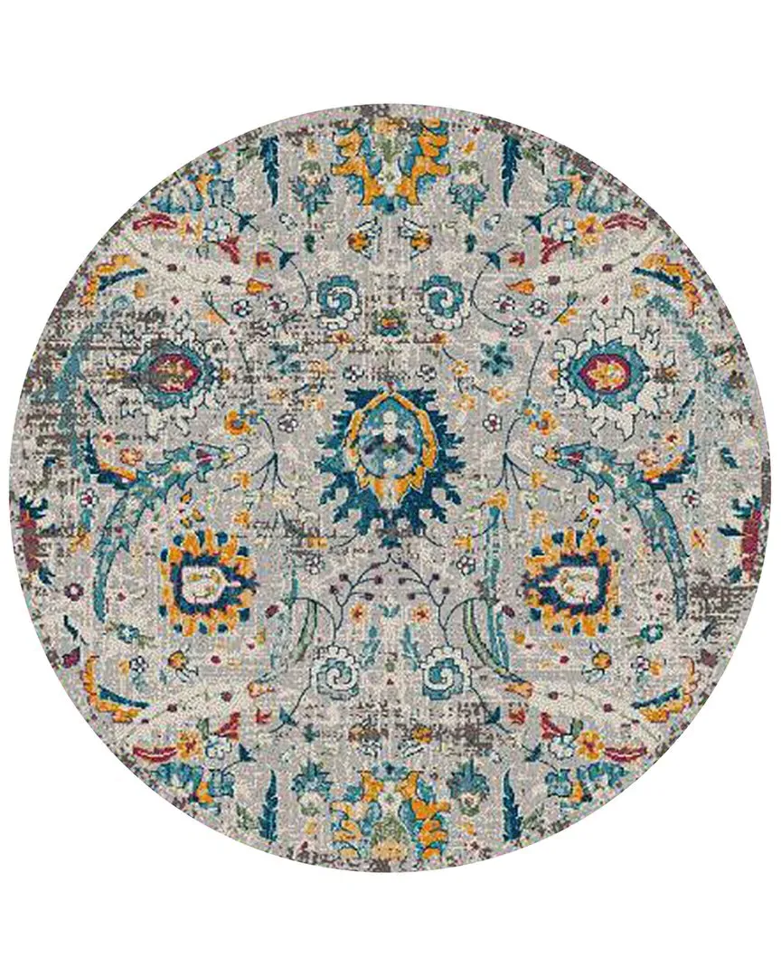 Amer Rugs Montana Glaiza Botanical Runner Rug - Ivory