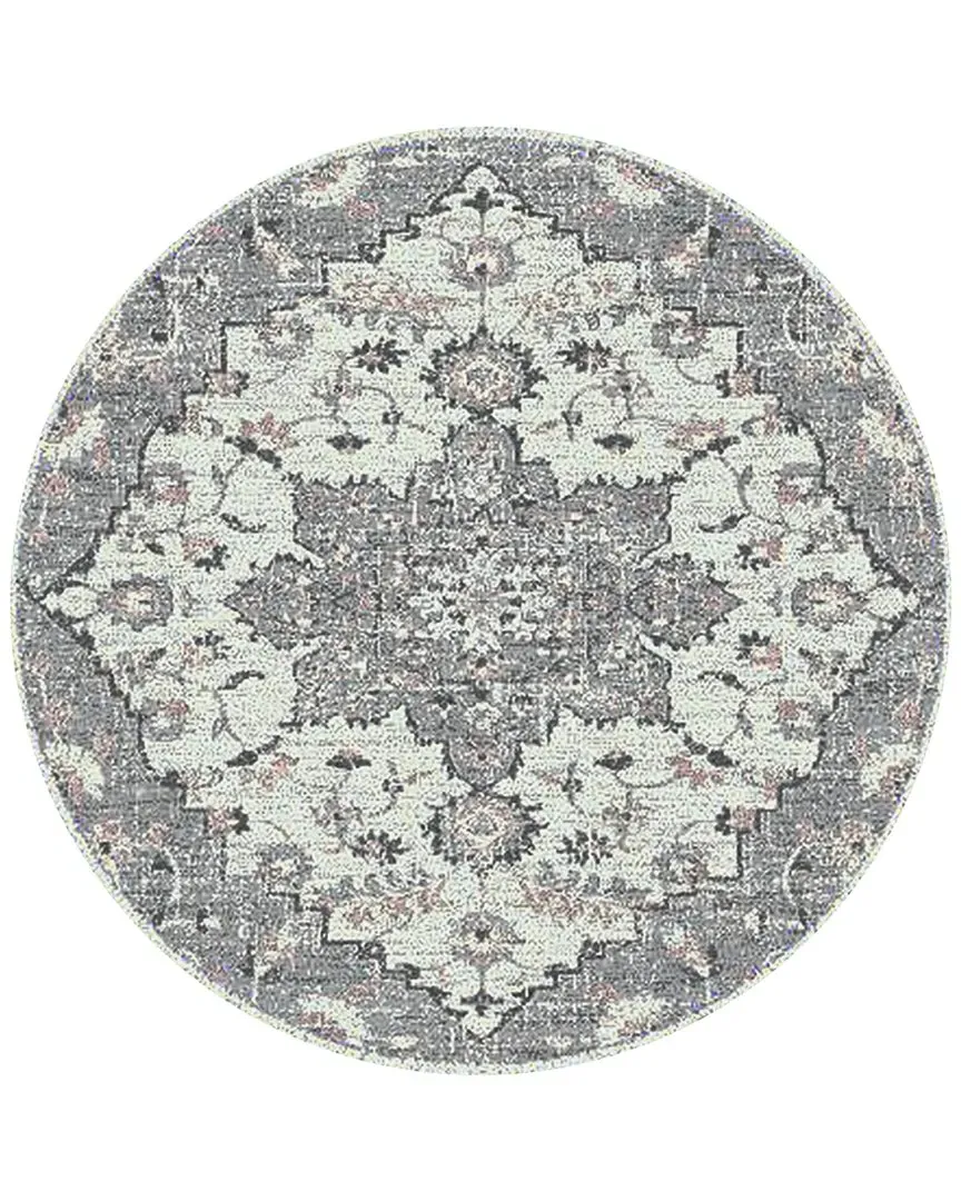 Amer Rugs Montana Herris Medallion Area Rug - Gray