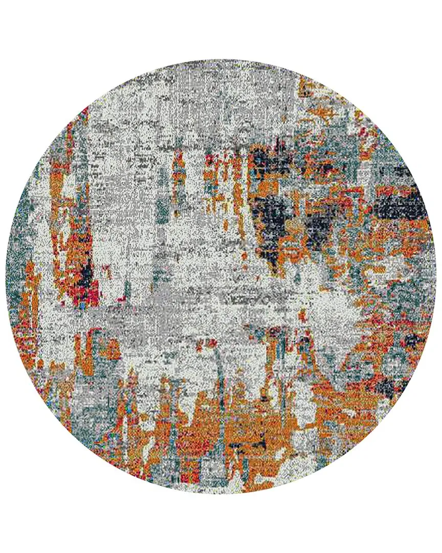 Amer Rugs Montana Joanna Abstract Runner Rug - Orange