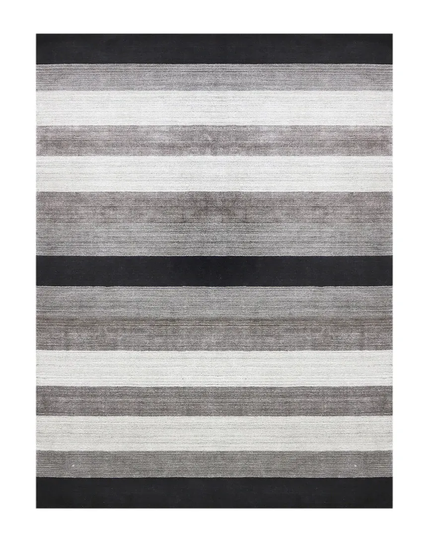 Amer Rugs Montpellier Hand-Woven Rug - Charcoal, Wool