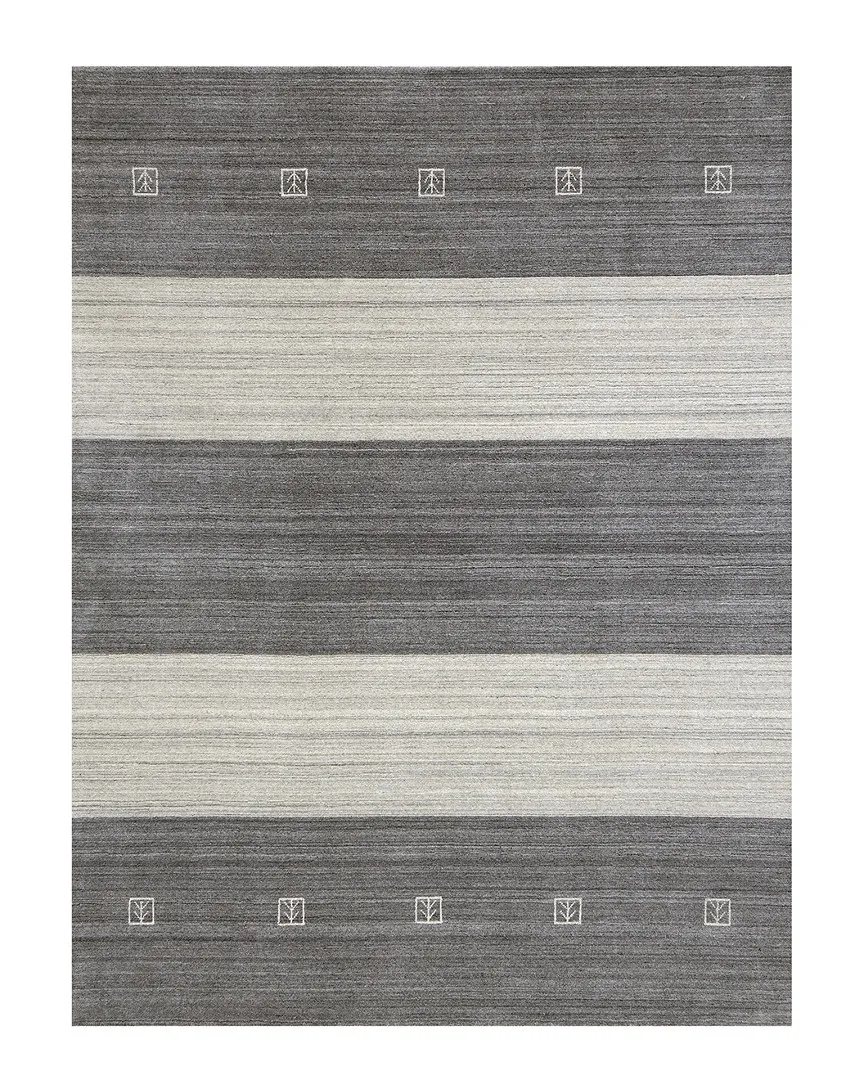 Amer Rugs Montpellier Hand-Woven Rug - Charcoal, Wool image