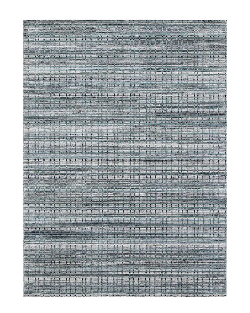 Amer Rugs Philomena Hand-Woven Rug - Grayish Blue, Wool-Blend
