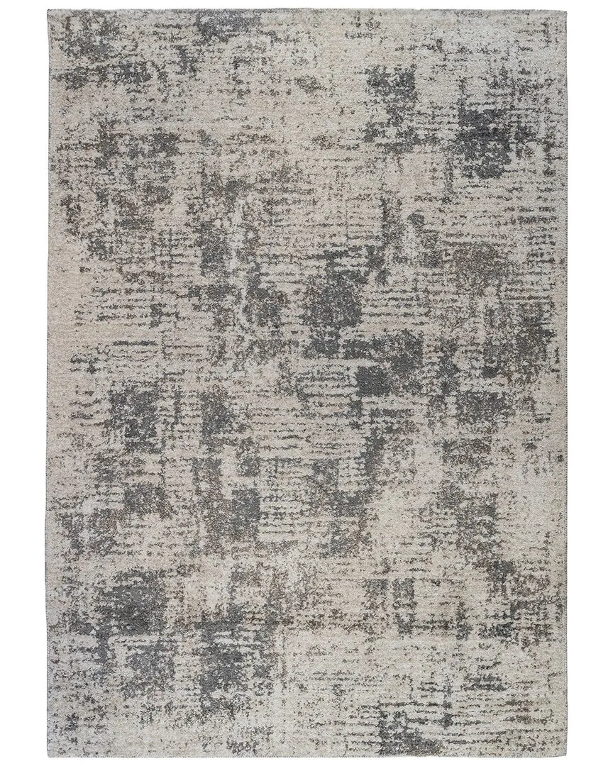 Amer Rugs Yasmin Clarise Abstract Runner Rug - Beige, Polyester