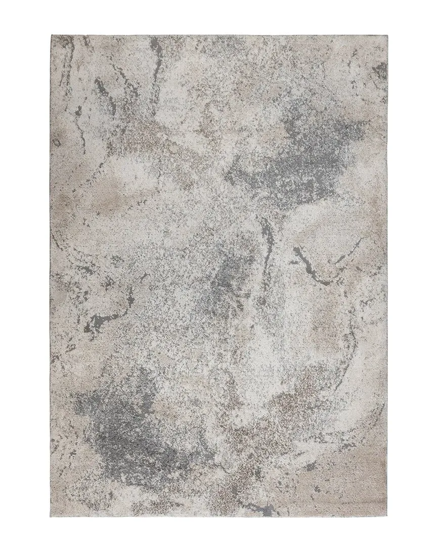 Amer Rugs Yasmin Ester Abstract Runner Rug - Cream, Polyester