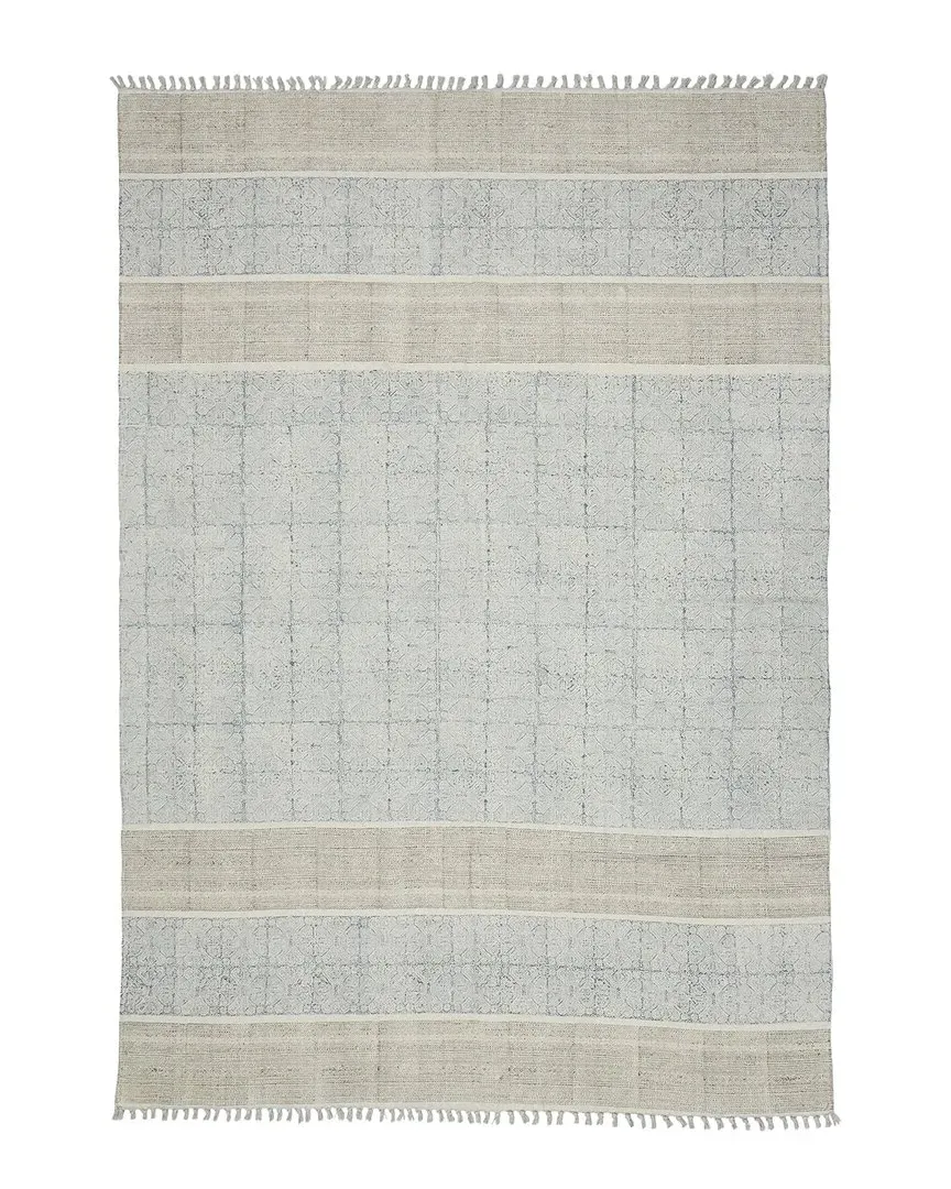 Cresa Dune Area Rug - Blue, Cotton image