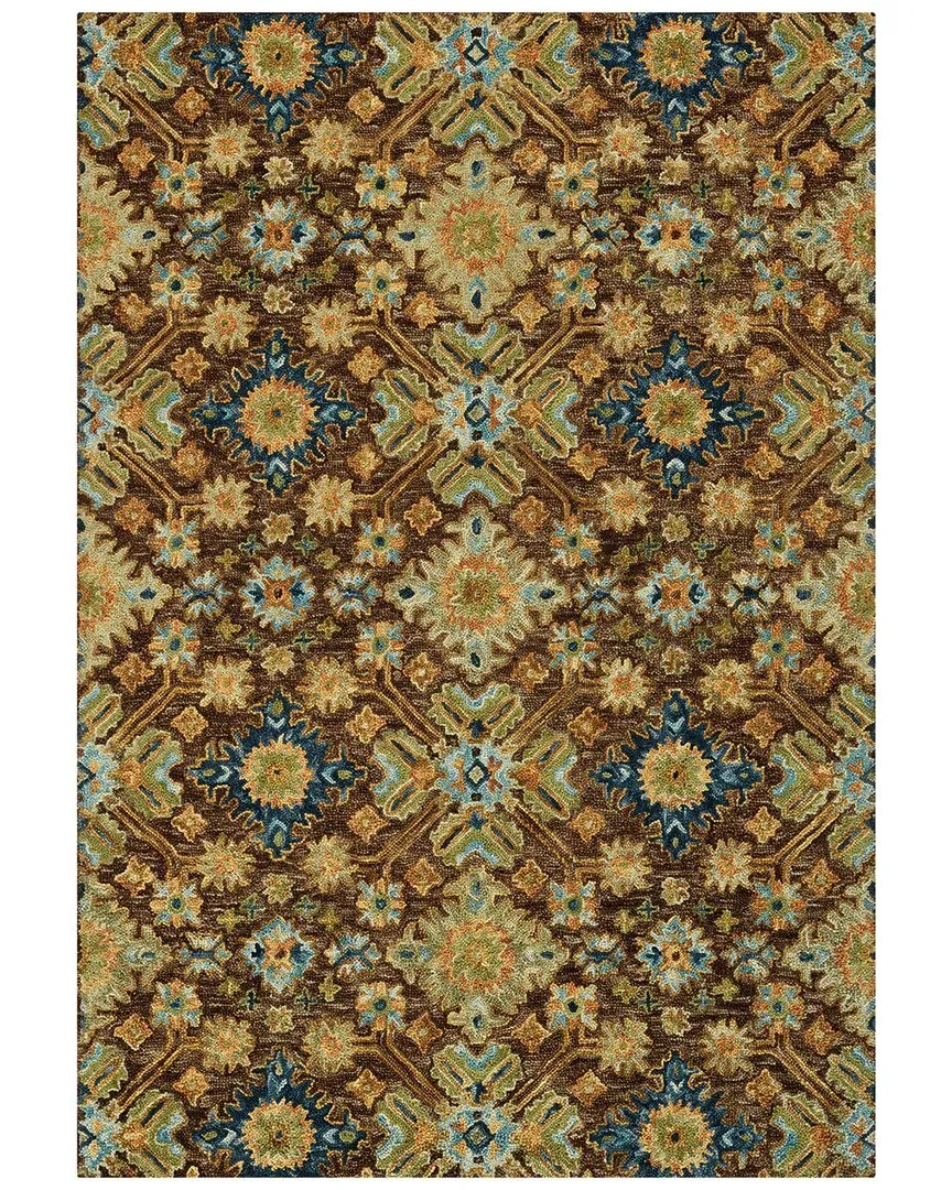Jackson Hand-Hooked Wool Rug - Brown image