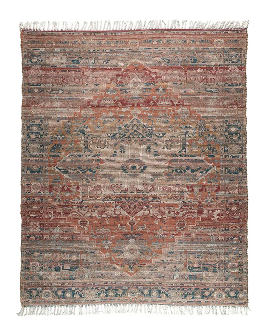 Pamela Alina Transitional Rug - Pink, Jute Blend image