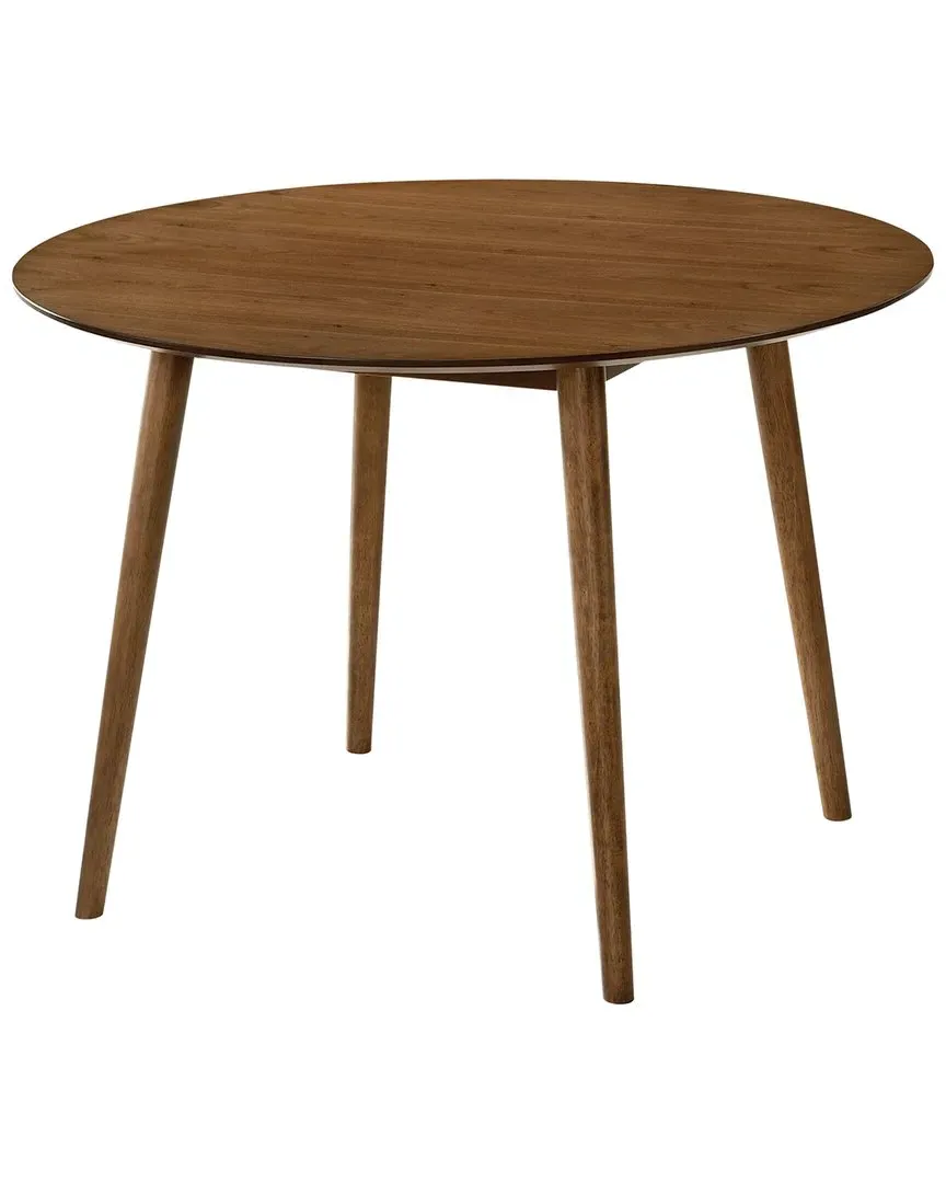Arcadia Round Dining Table - Walnut, Rubberwood image
