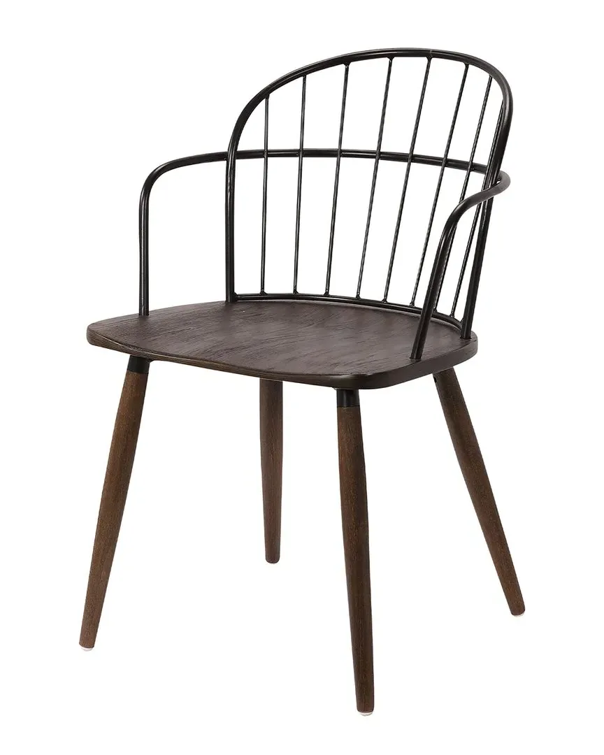 Bradley Steel Framed Side Chair - Black, Plywood image