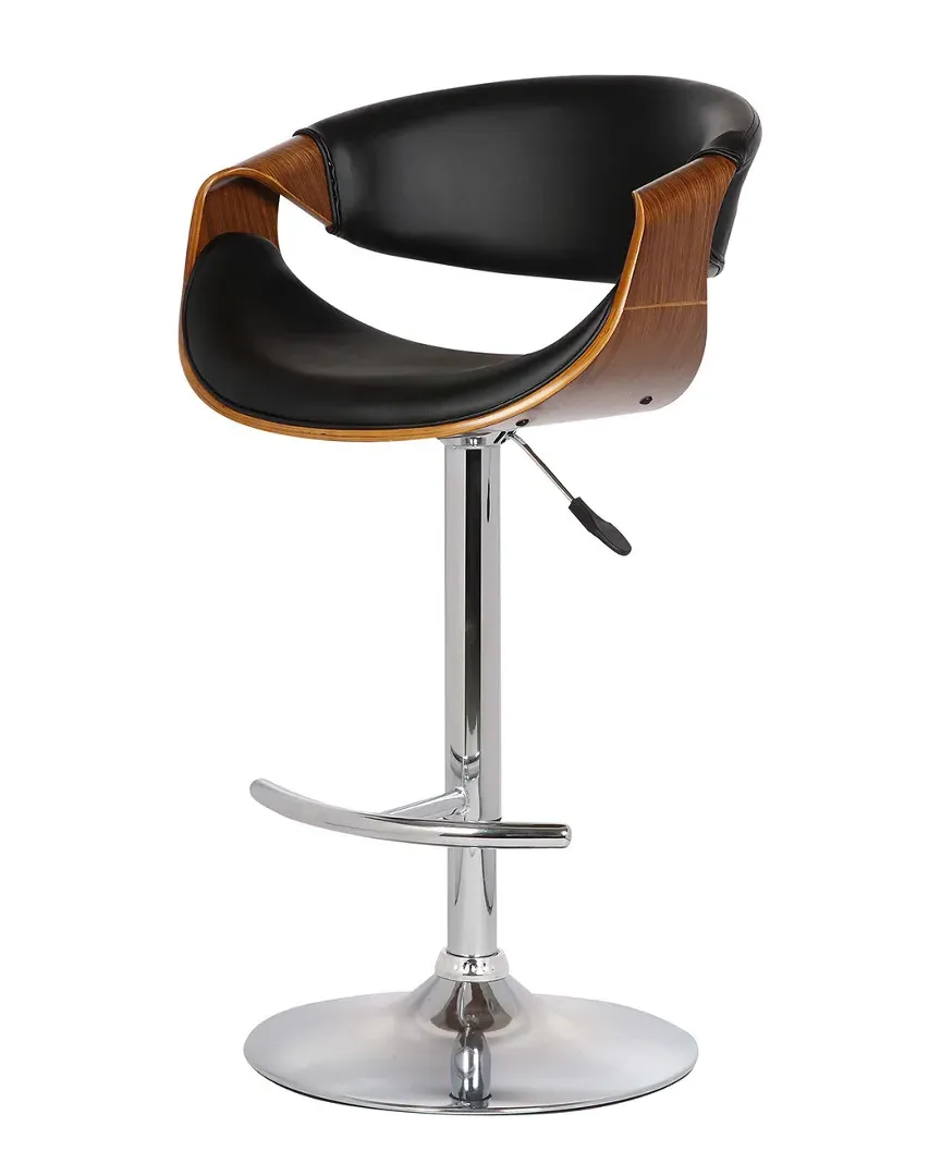 Butterfly Adjustable Swivel Barstool - Black, Walnut image