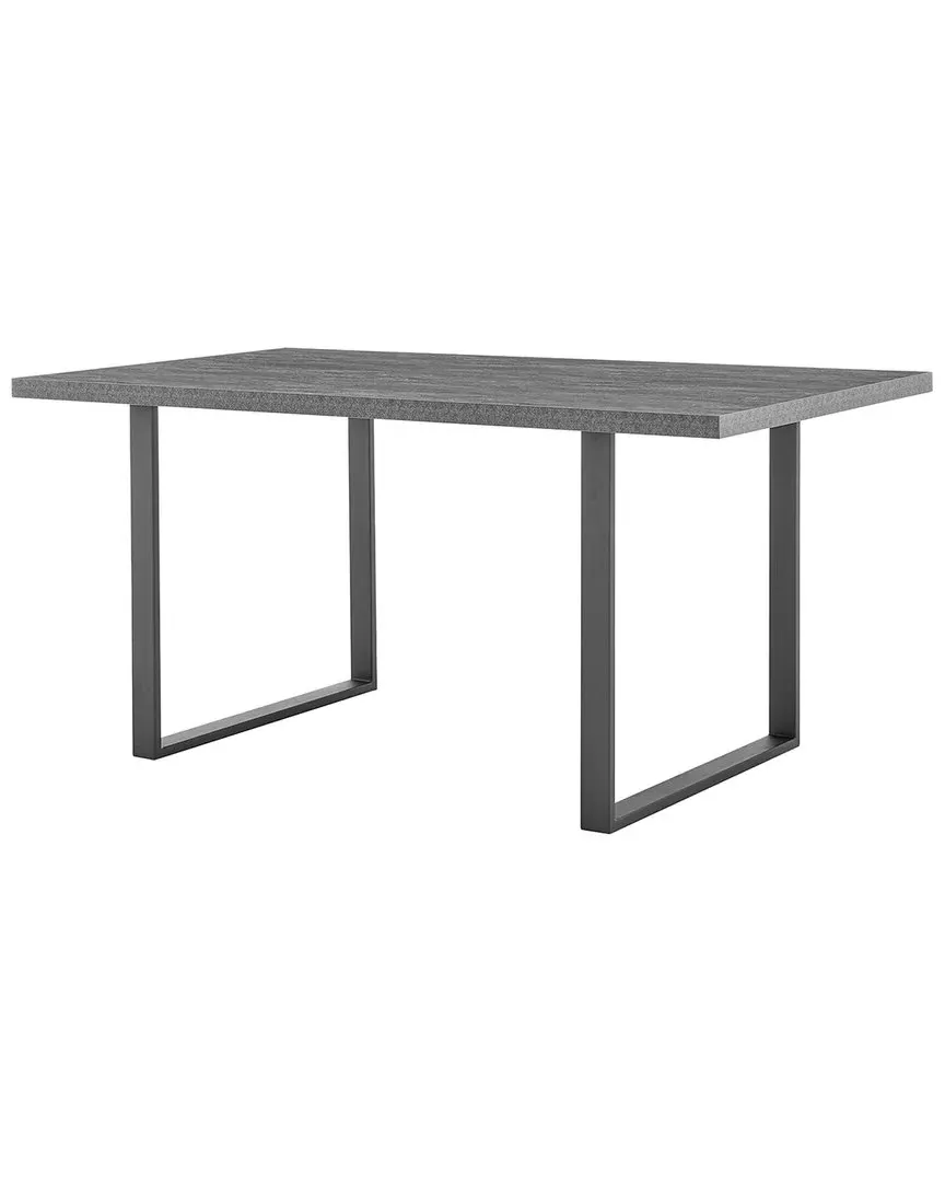 Fenton Rectangular Dining Table - Charcoal, Melamine