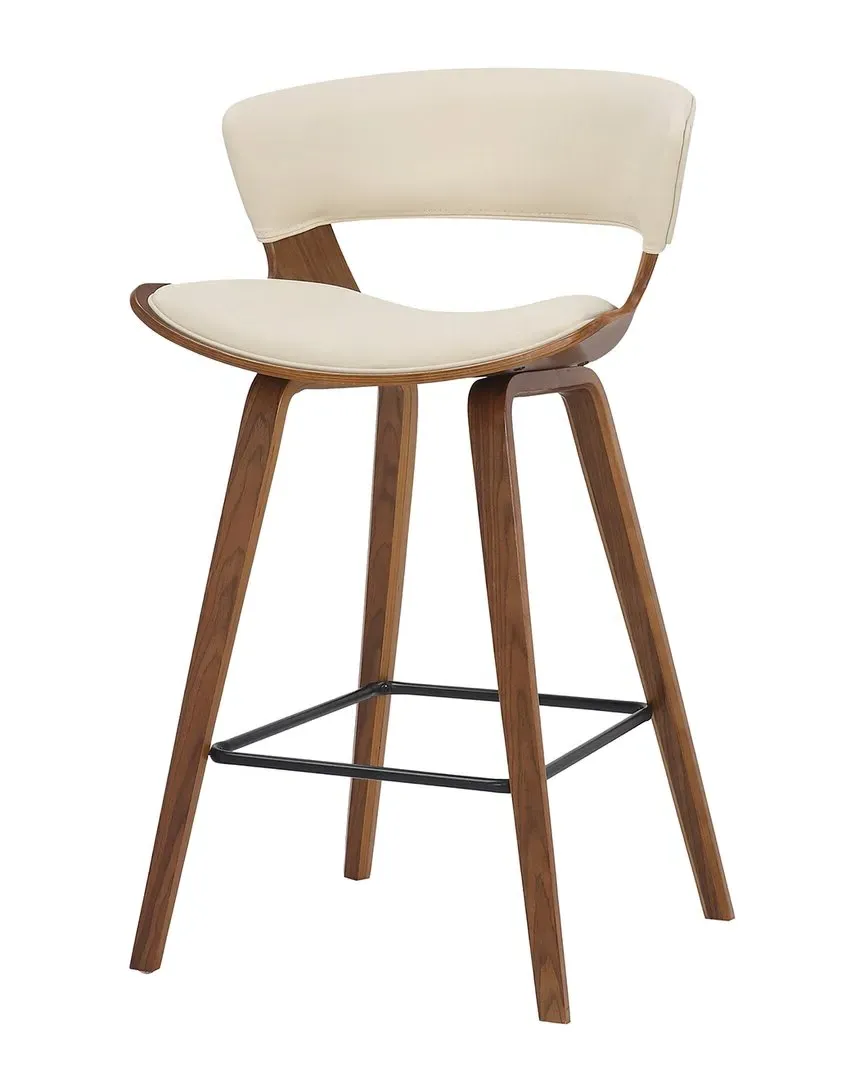 Jagger 26in Counter Height Bar Stool - Cream, Faux Leather image