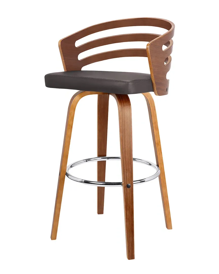 Jayden 26in Swivel Counter Height Barstool - Brown, Walnut image