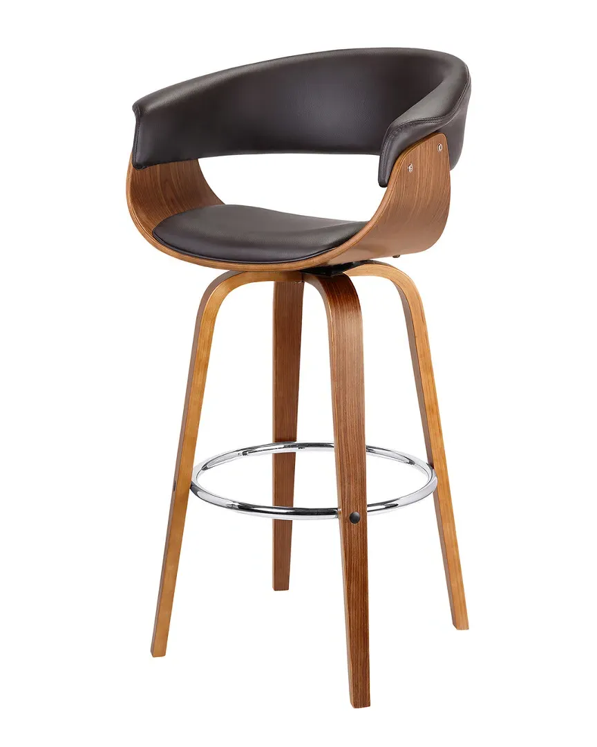 Julyssa 26in Swivel Counter Height Barstool - Brown image